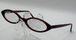 Corinne McCormack 26032 Burgundy Oval Eyeglasses Frames 47-17-145